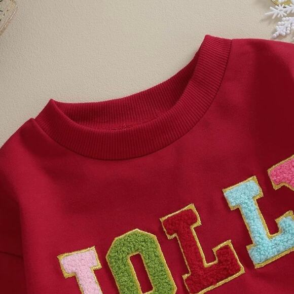 NWOT Jolly Chenille Letter Long Sleeve Onesie 12–18 Months - Picture 3 of 6